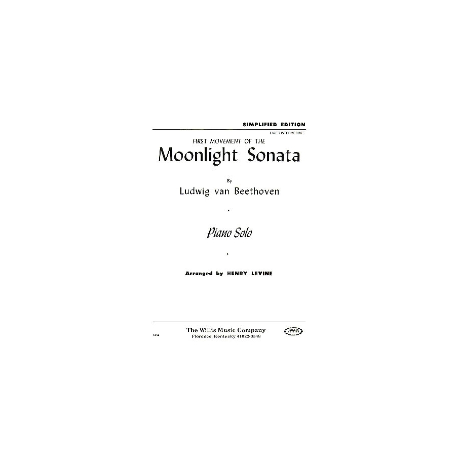 Beethoven, Ludwig - Moonlight Sonata