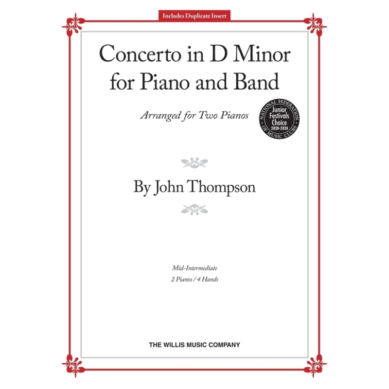 Thompson, John - Concerto in D Minor