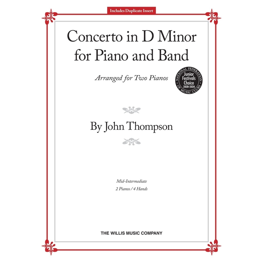 Thompson, John - Concerto in D Minor