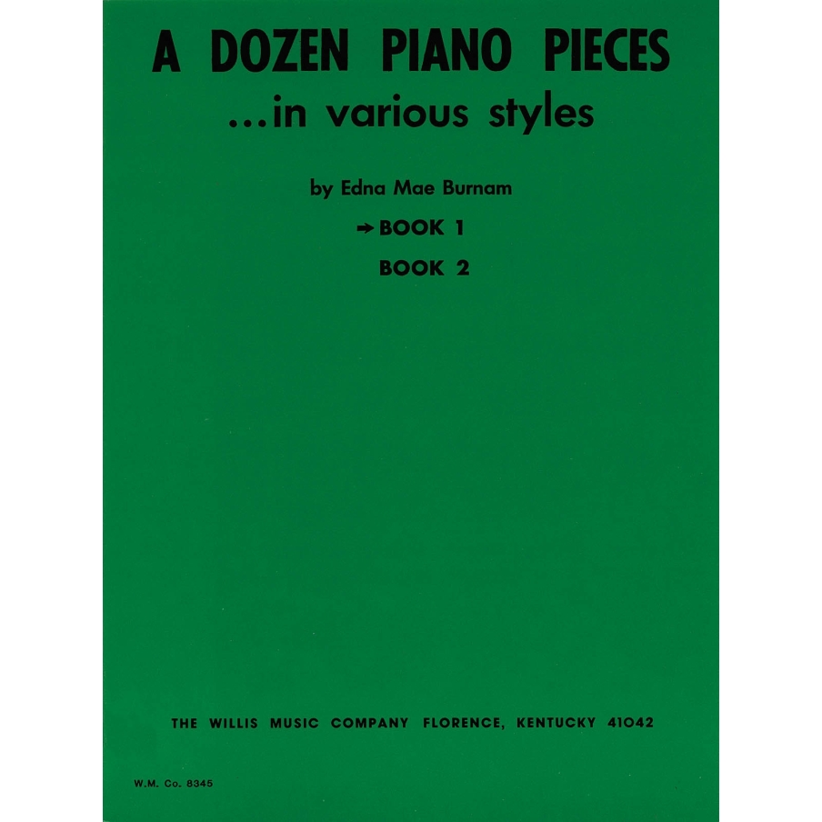 Burnam, Edna-Mae - A Dozen Piano Pieces