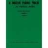 Burnam, Edna-Mae - A Dozen Piano Pieces