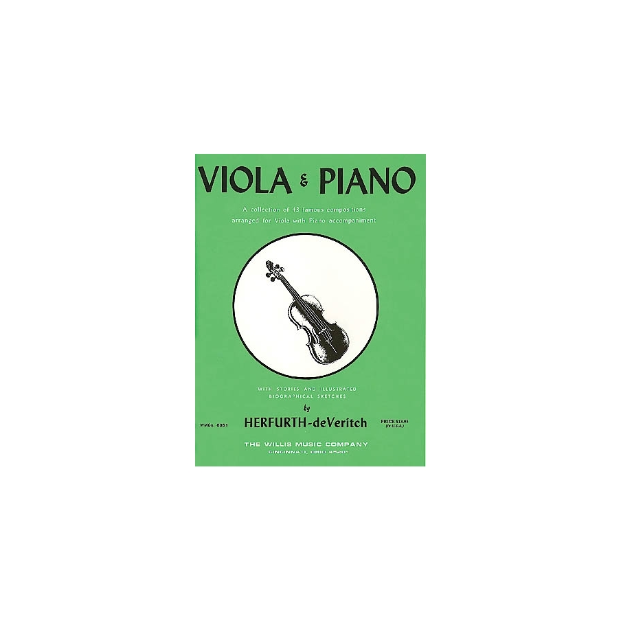 Viola & Piano-43 Famous Comps.