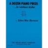 Burnam, Edna-Mae - A Dozen Piano Pieces