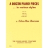 Burnam, Edna-Mae - A Dozen Piano Pieces