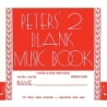Peters' Blank Music Book (Red)