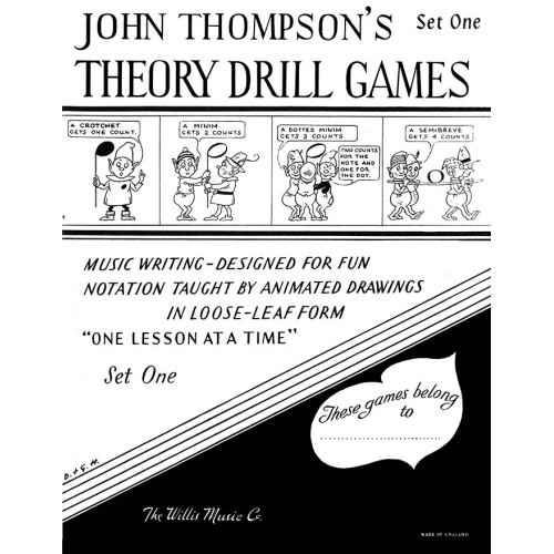 John Thompson’s Theory Drill Games - Set 1