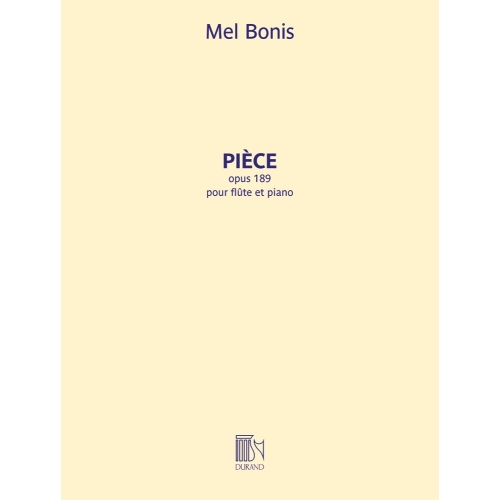 Bonis, Mel - Pièce pour flûte et piano