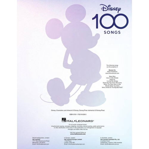 Disney 100 Songs
