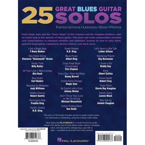 25 Great Blues Guitar Solos