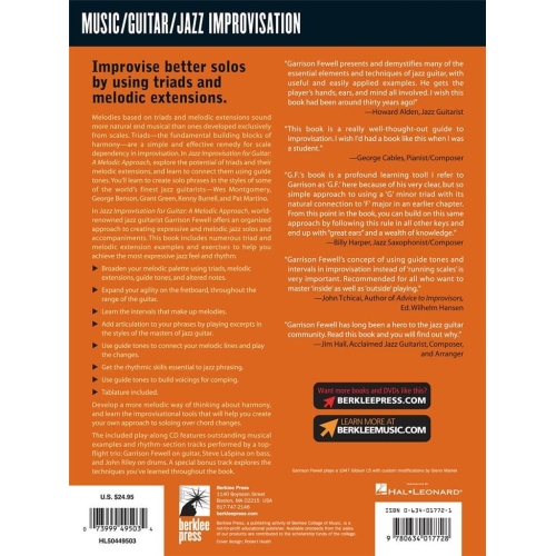Jazz Improvisation for Guitar