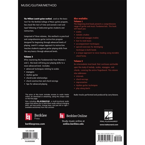 A Modern Method for Guitar - Volume 3