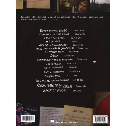 Fingerpicking Neil Young Greatest Hits