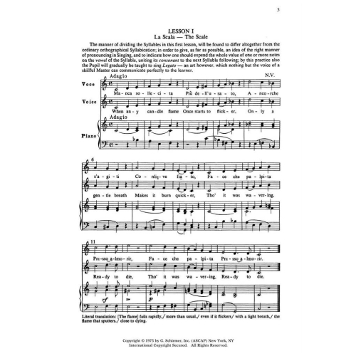 Vaccai, Nicola - Practical Method of Italian Singing