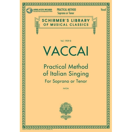 Vaccai, Nicola - Practical Method of Italian Singing