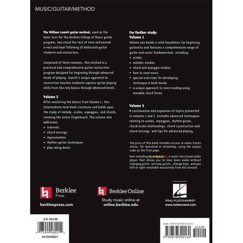 A Modern Method for Guitar - Volume 2
