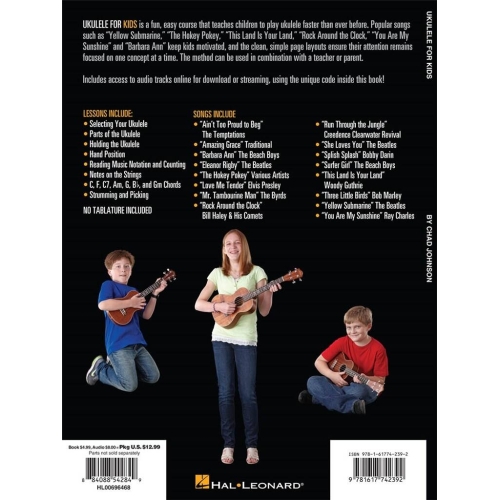 The Hal Leonard Ukulele Method: Ukulele For Kids