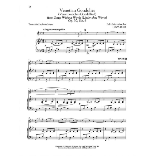Moyse Collection of Easy Flute Classics