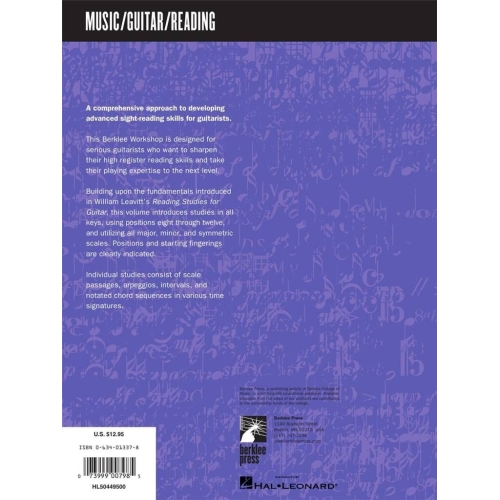 Advanced Reading Studies for Guitar