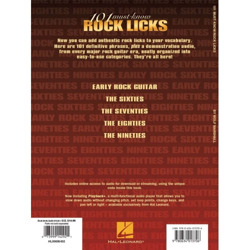 101 Must-Know Rock Licks