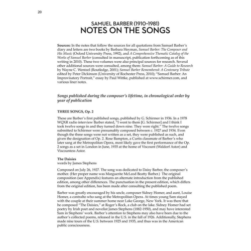Samuel Barber: 65 Songs