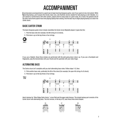 Bluegrass Guitar Method (Book/CD)