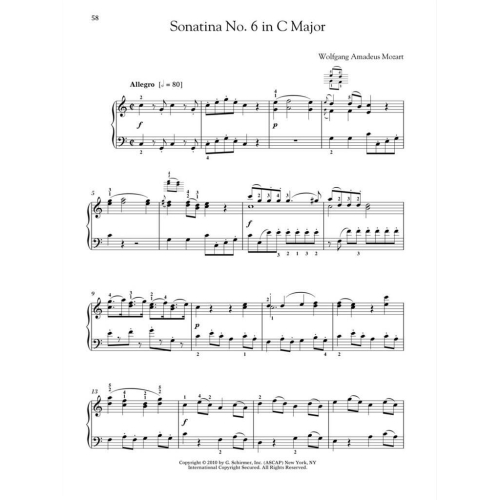 Mozart - Six Viennese Sonatinas