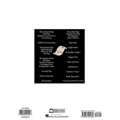 William Bolcom - Complete Rags for Piano