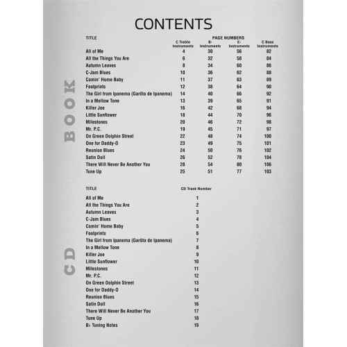 First Jazz Songs