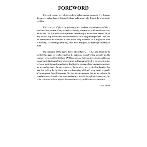Solos for the Flute Player