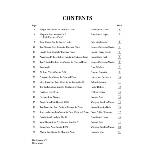 Solos for the Flute Player
