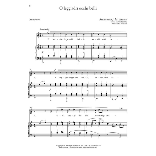 28 Italian Songs & Arias (Complete, all keys)