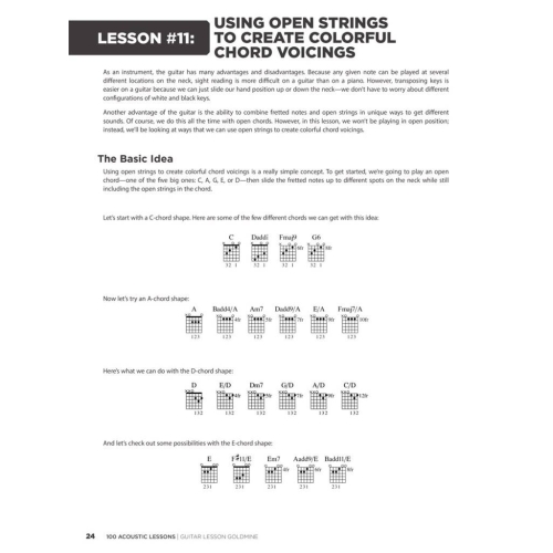 100 Acoustic Lessons