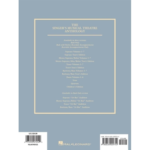 Singer's Musical Theatre Anthology – Volume 3 (Mezzo-Soprano/Belter)