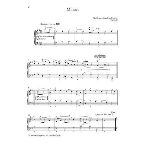 Mozart - 15 Easy Piano Pieces