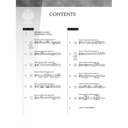 Selections From The Notebook Anna Magdalena Bach