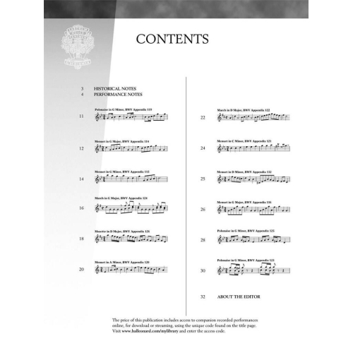 Selections From The Notebook Anna Magdalena Bach