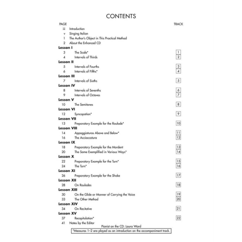 Vaccai, Nicola - Practical Method of Italian Singing