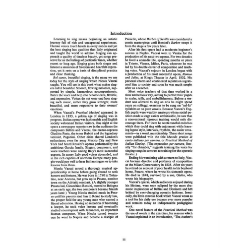 Vaccai, Nicola - Practical Method of Italian Singing