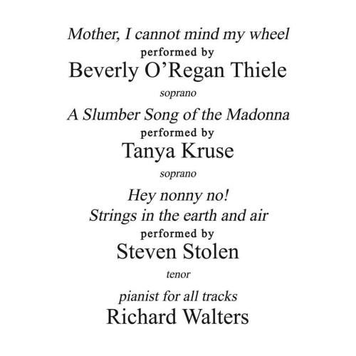 Samuel Barber - 10 Selected Songs
