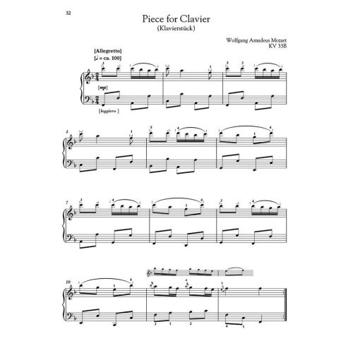 Mozart - 15 Intermediate Piano Pieces