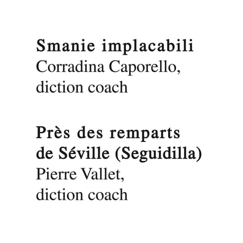 Diction Coach - G. Schirmer Opera Anthology