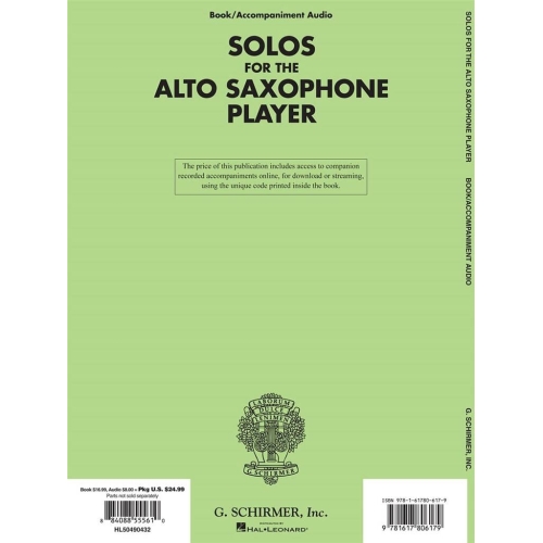 Solos for the Alto Saxophone Player