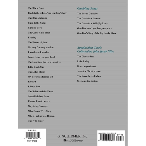 Songs of John Jacob Niles