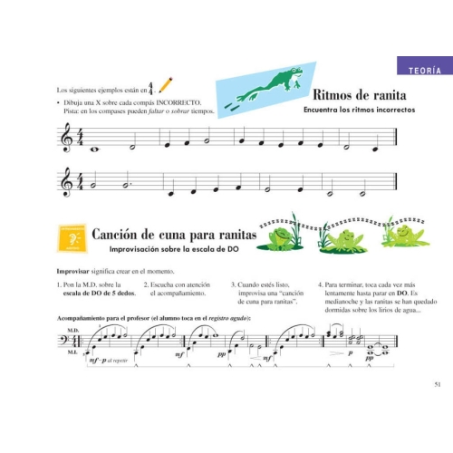 Faber & Faber - Piano Adventures: Lecciones y Teoría Nivel 1