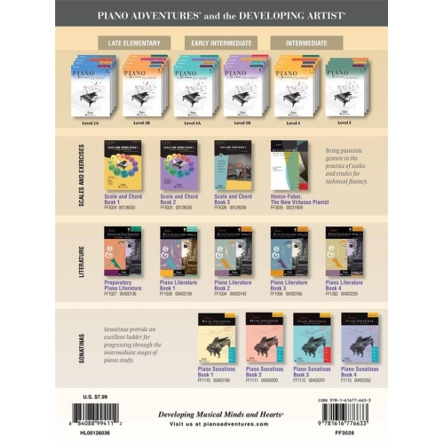 Piano Adventures Scale and Chord Book 3