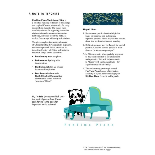 FunTime Piano Music from China