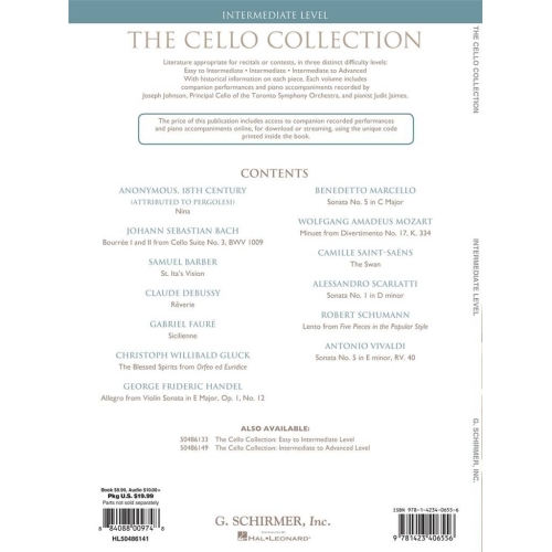 The Cello Collection - Intermediate