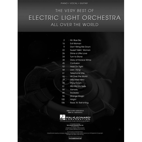 Electric Light Orchestra: All Over The World - The Very Best Of