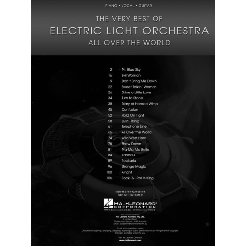 Very Best Of E.L.O. - All Over The World - Pvg