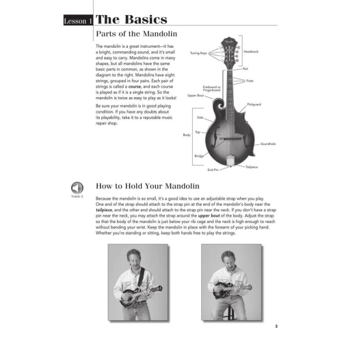 Play Mandolin Today! Level 1 Book and Audio Online